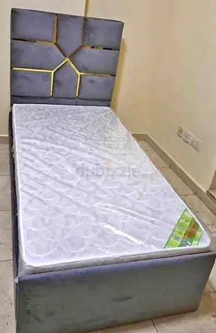 Single bed with mattress brand new