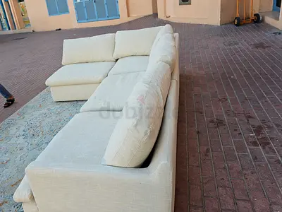 Amazing Comfort Home Center Swin Corner Sofa Beige