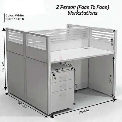 2 seater workstation brand new