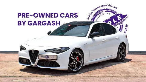 0% DP | AED 1,825/Month | Alfa Romeo | Giulia Veloce | 2022 | Gargash Warranty and Service