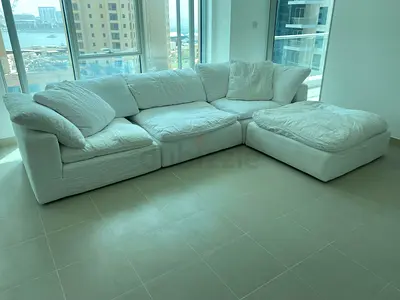 The Loom collection Sofa with footstool