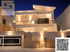 Luxury villa for rent in Al Yasmin, fully furnished, 5 master bedrooms, price 115k, very prime locat