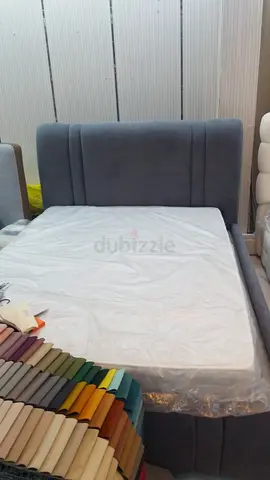 Comfortable Double Bed with Stylish Headboard
