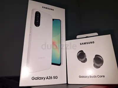 Samsung Galaxy A26 5G with Galaxy Buds Core