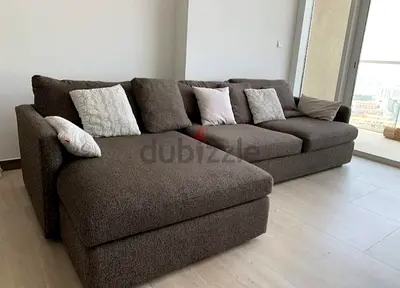 Looks great Condition CrateBarrel Lounge Deep feather filled L Shape Sofa