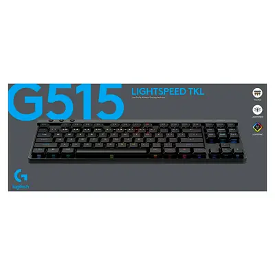 Logitech G515 LIGHTSPEED TKL Mechanical Keyboard black colour