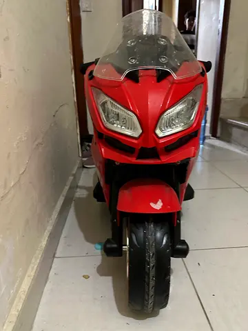 Kids Red Motorcycle Ride-On Toy