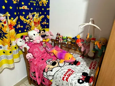 Baby child bed crib with waterproof matress from babyshop