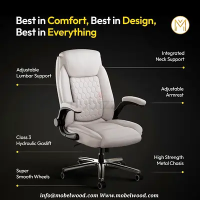 Executive leather lumbar chair