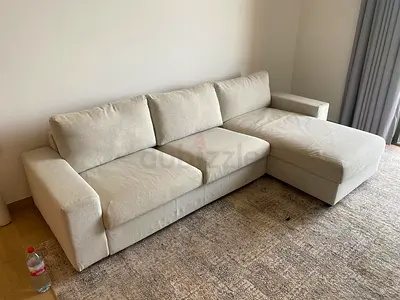 Selling in excellent Condition Ikea Vimle LShape Sofa Beige with storage