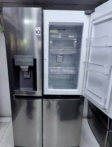 LG latest model side by side fridge with water depanser and ice maker 90cm width