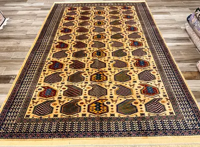 Beautiful Handwoven Vintage sherwan rug ,