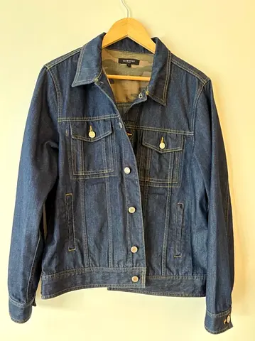 Givenchy Men’s Blue Denim Jacket, Size Large