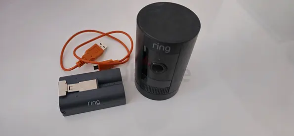 Ring Stick Up Battery Powered Camera - Black Edition