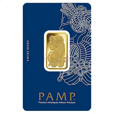 24K gold bar pamp half ounce