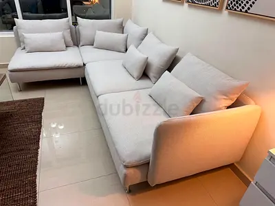 Great Condition IKEA Sodhremn Corner Sofa Beige