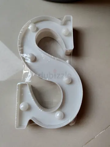 Brand new S alphabet light