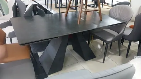 Modern Dining Table with Unique Base
