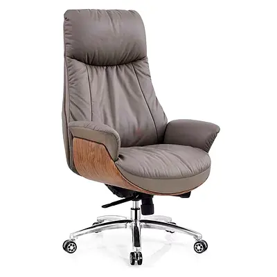 Executive leather revolving chair