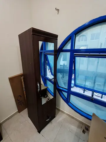 Sleek Wardrobe with Mirror, Excellent Condition