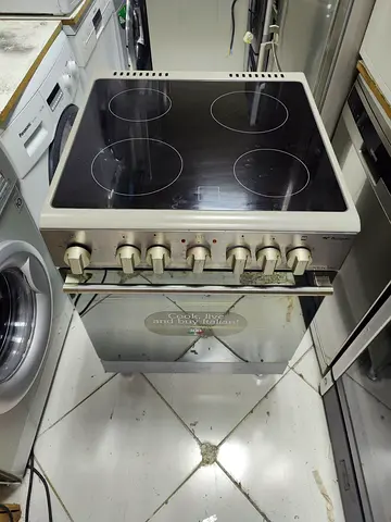 Bompani latest model electric ceramic 4 hobs stove oven fan 60x60 JD sale