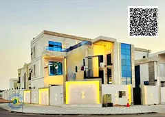 Luxury corner villa for sale in Al-Haliyo 2 area. 6 bedrooms, living room, majlis, swimming pool, ro