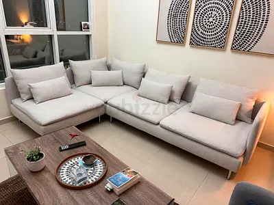 Looks great Condition Ikea Sodhremn Corner Sofa Beige