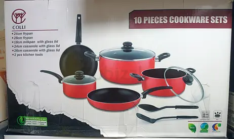 10 Pieces Cookware Set - Enhance Your Kitchen Experience