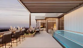 3 bedroom plus pool plus maid room