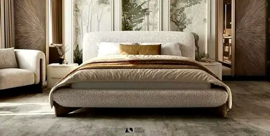 Stylish cozy 180*200 king size bed