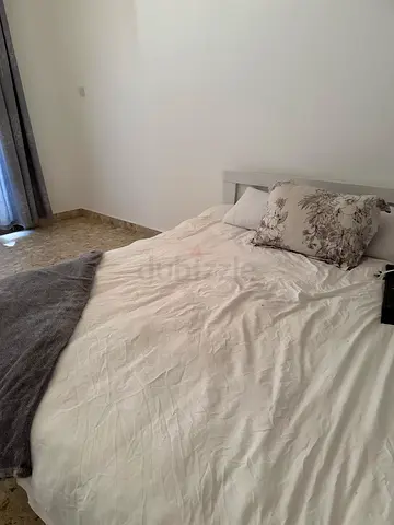 King size bed frame with mattress