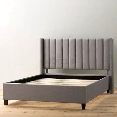 Grey King Size Bed Frame
