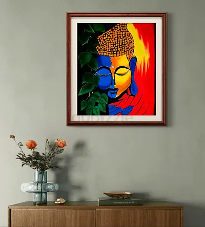 Original Buddha Painting | Handmade | Single Piece Only