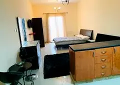 Fully Furnished studio for rent in nuaimiya Towers C , Ajman