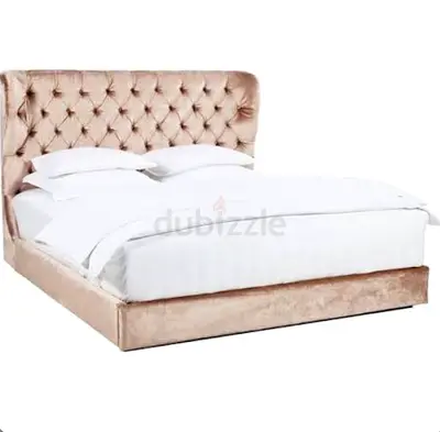 Elegant Velvet Bed for a Chic Bedroom