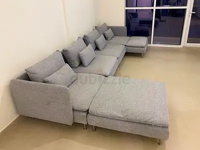 Selling in excellent Condition Ikea Sodhremn L Shape Sofa without footstool
