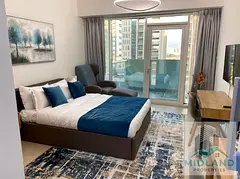 Fully Furnished Studio for Rent | Azizi Farishta