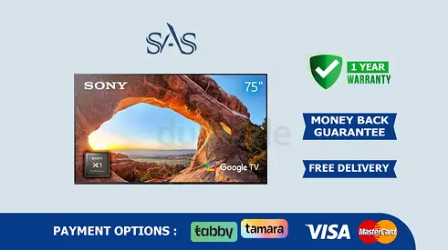 Sony 75 Inch TV | 120Hz Google Tv | Free Delivery - Warranty | 4K HDR Smart TV | 75X85J