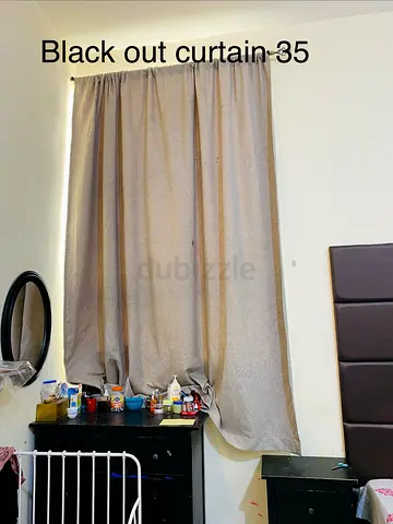 blackout curtains in shamkah