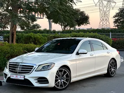 MERCEDES-BENZ S-450 2019 GCC UNDER WARRANTY FULL OPTION NO ACCIDENTS NO PAINT