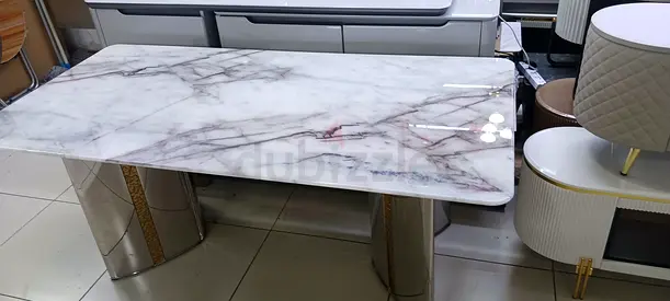 Elegant Marble Dining Table with Stylish Legs
