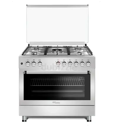 Super General 90X60 Cm 5 Burner Cooking Range with Turbo Fan - 1 Year Warranty