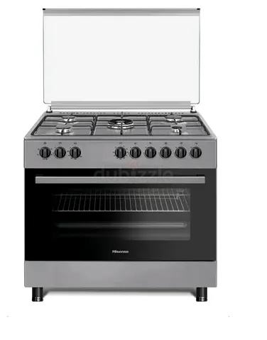 Hisense 90X60 Cm 5 Burner Cooking Range - 1 Year Warranty