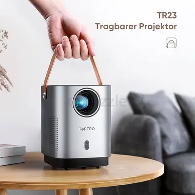 TOPTRO Mini Projector 1080P Full HD WiFi Bluetooth
