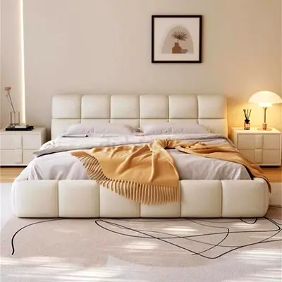 New Elegant Modern Super King Bed (200x200) Full size Bed
