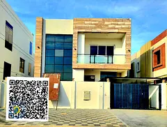 For sale: Excellent villa with 6 bedrooms in Al Yasmin area, living room, majlis, and roof terrace.