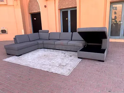 IKEA U Shape Sofa Dark grey