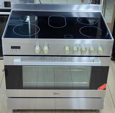 Media new model stove ceramic electric top 5 hobs 90by60 cm size  Neat and clean condition free deli
