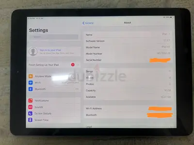 iPad Air 1 16GB New touch screen and battery