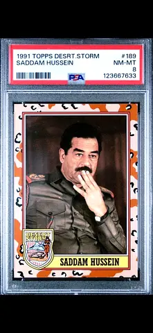 SADDAM HUSSIEN Card